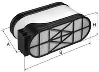 Filtr powietrza 21604540 Claas