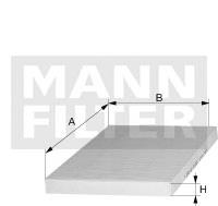 CUK2622 Mann-Filter filtr kabiny