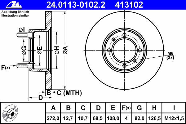 60516371 Fiat/Alfa/Lancia Tarcza hamulcowa przednia