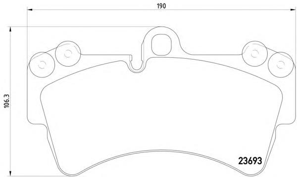 Klocki hamulcowe przednie tarczowe HELLA 8DB355018691 cena, od 44,84 USD