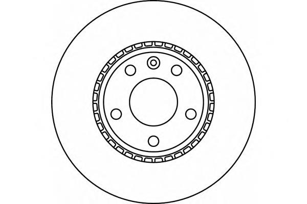 Tarcza hamulcowa przednia Renault (RVI) 8671017102