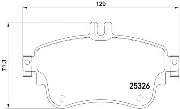 986494663 Bosch Klocki hamulcowe przednie tarczowe