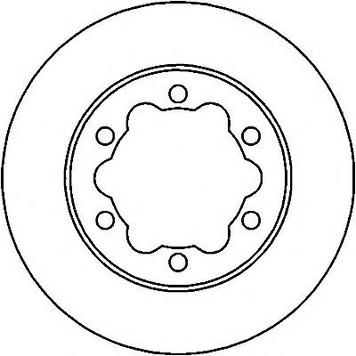 Tarcza hamulcowa tylna A9074230100 Mercedes