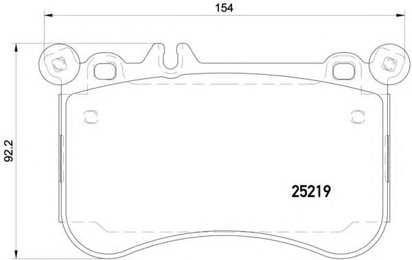 Klocki hamulcowe przednie tarczowe VALEO 302302 cena, od 47,86 USD