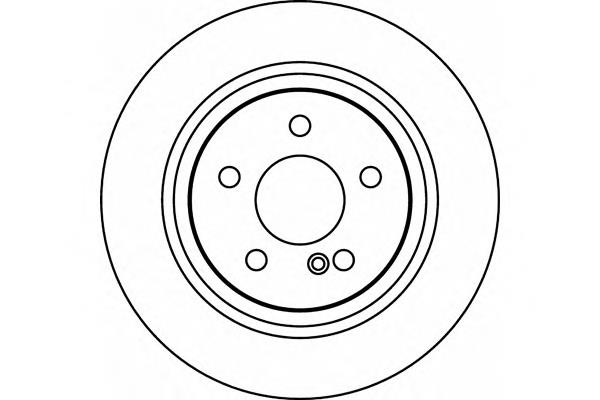 Tarcza hamulcowa tylna 2114230712 Mercedes