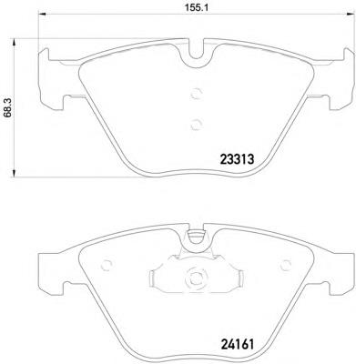 Klocki hamulcowe przednie tarczowe EBC Brakes DP42006R cena, od 37,39 USD