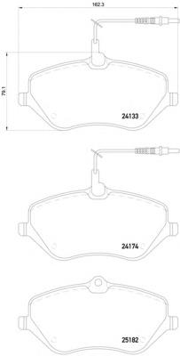 Klocki hamulcowe przednie tarczowe Peugeot/Citroen 425294 cena, od 28,97 USD
