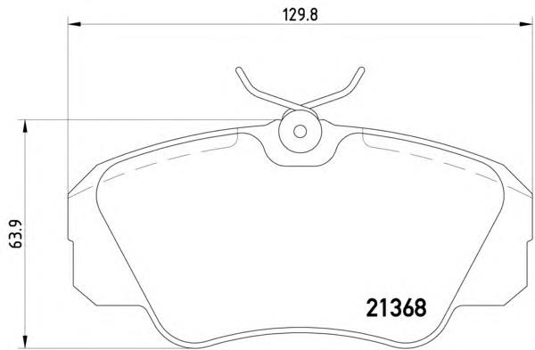 Klocki hamulcowe przednie tarczowe EBC Brakes DP4002R