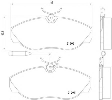 Klocki hamulcowe przednie tarczowe Tomex TX1172 cena, od 29,13 USD