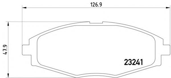 8DB355017-021 HELLA klocki hamulcowe przednie tarczowe