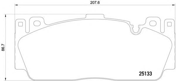 34112284465 BMW Klocki hamulcowe przednie tarczowe