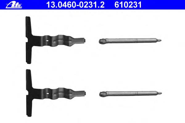 Zestaw naprawczy klocków hamulcowych 1091661 Quick Brake