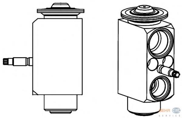 Zawór termostatyczny klimatyzacji LTRV1075 Luzar