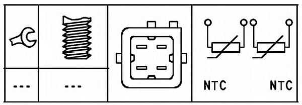 Czujnik temperatury płynu chłodzącego Renault (RVI) 2263000Q2H cena, od 7,53 USD