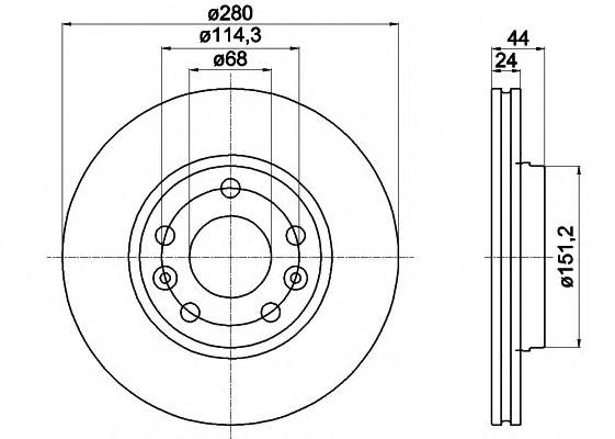 Tarcza hamulcowa przednia BD4022 Fremax