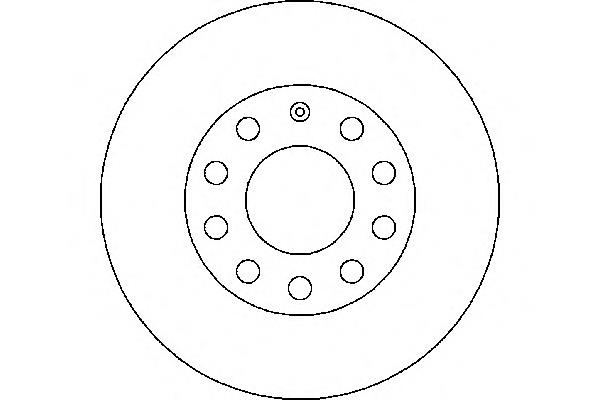 8DD355112121 HELLA tarcza hamulcowa tylna