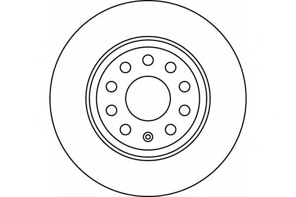 8DD355112141 HELLA tarcza hamulcowa tylna