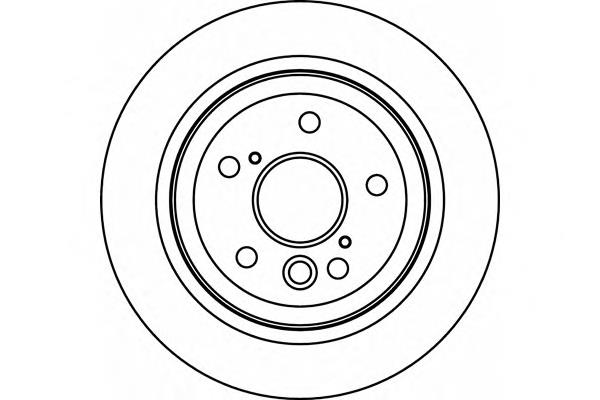 Tarcza hamulcowa tylna 4243108030 Toyota
