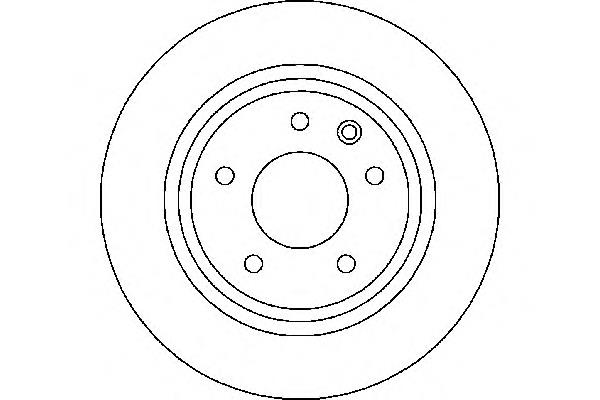 Tarcza hamulcowa tylna Febi 44139