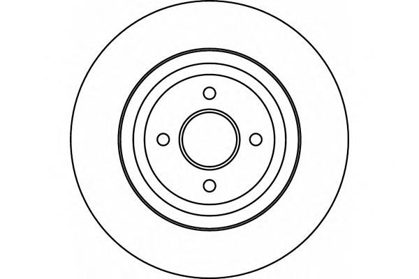 1134864 Ford Tarcza hamulcowa przednia