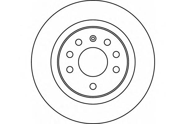 Tarcza hamulcowa tylna 93171848 General Motors