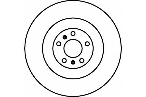 Tarcza hamulcowa przednia 4E0615301A VAG