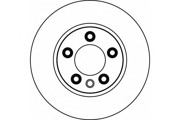 8DD 355 109-721 HELLA tarcza hamulcowa przednia