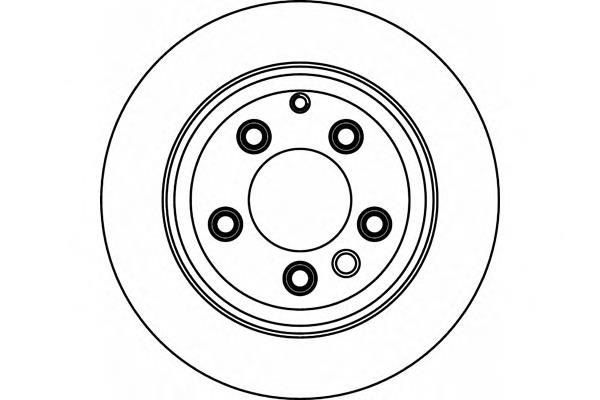 Tarcza hamulcowa tylna VAG 7L5615601G