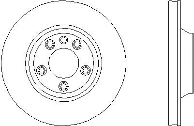 8DD355109781 HELLA tarcza hamulcowa przednia