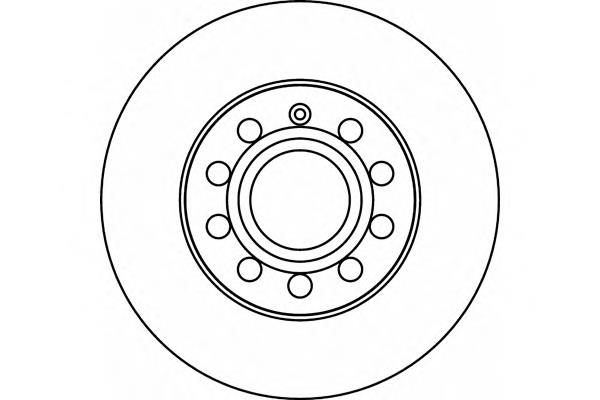 8DD355109-641 HELLA tarcza hamulcowa tylna