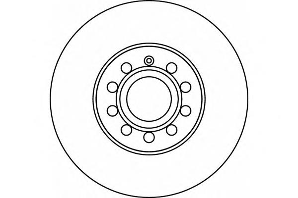 8DD355109-581 HELLA tarcza hamulcowa przednia