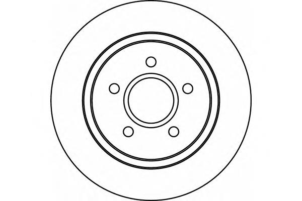 Tarcza hamulcowa tylna F1010P LPR