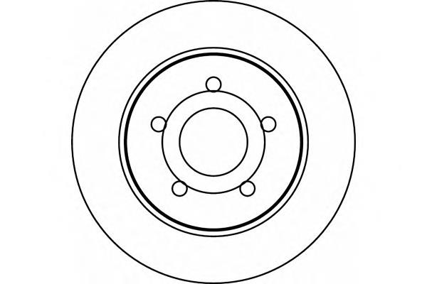 Do koszyka 1501068 Ford Tarcza hamulcowa tylna