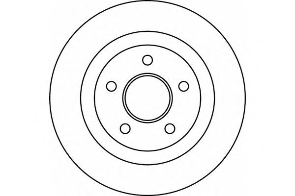 Do koszyka 1362868 Ford Tarcza hamulcowa tylna