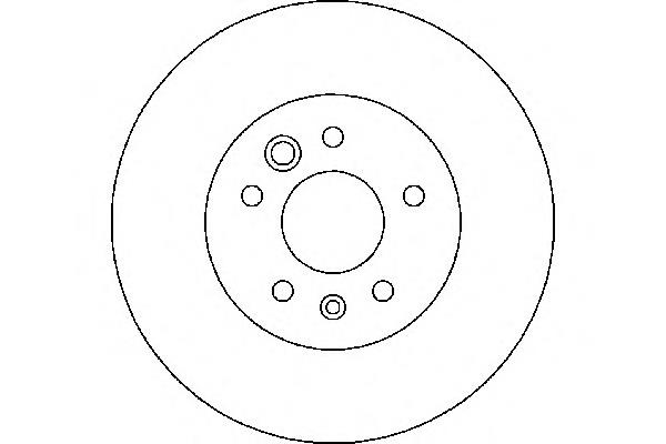 A902421061264 Mercedes Tarcza hamulcowa przednia