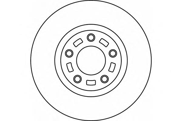 Tarcza hamulcowa przednia Mazda BP6Y3325XB