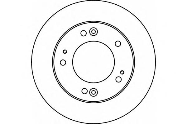 Do koszyka 0K0113325XC Hyundai/Kia Tarcza hamulcowa przednia