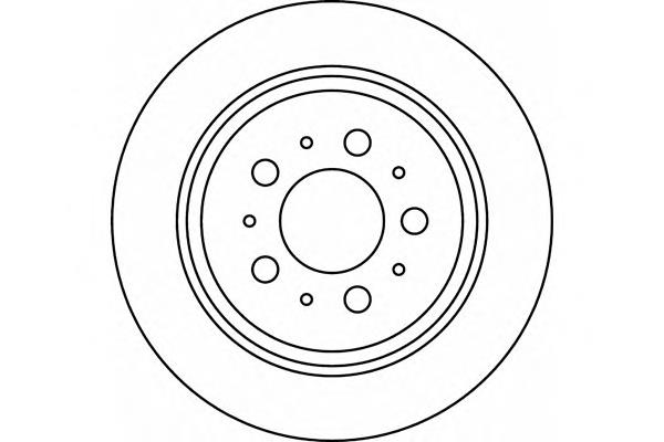 Tarcza hamulcowa tylna 31471821 Volvo