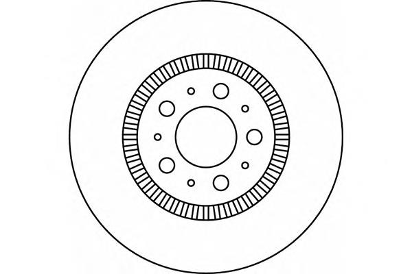 Tarcza hamulcowa przednia 31400740 Volvo