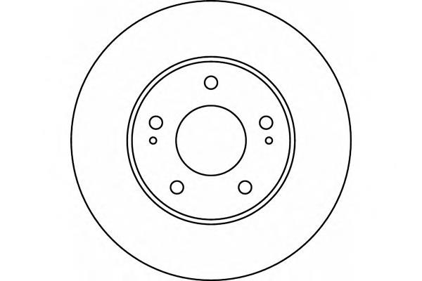 Tarcza hamulcowa przednia Mitsubishi MB668535 cena, od 52,37 USD