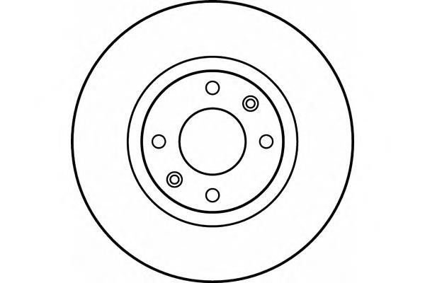 8DD355108-371 HELLA tarcza hamulcowa przednia