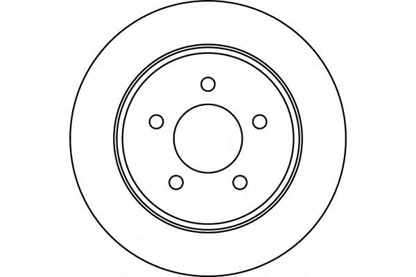 Tarcza hamulcowa tylna Chrysler 52128411AB cena, od 27,40 USD