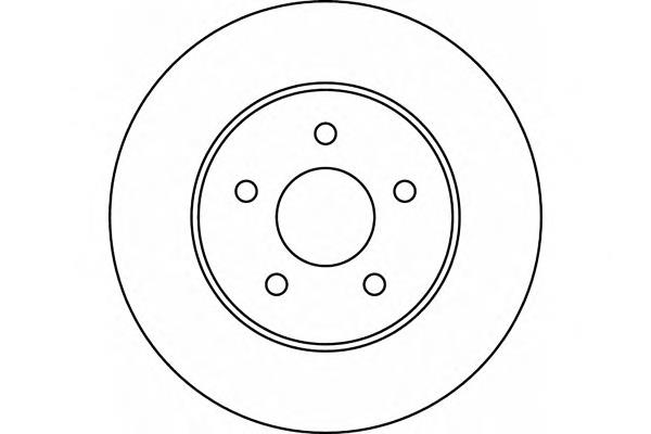 Tarcza hamulcowa tylna 1506339 Ford