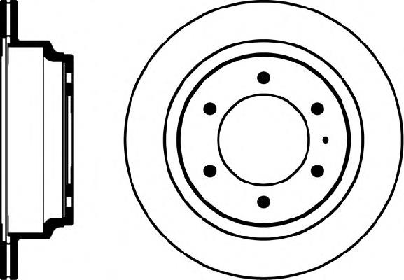 Tarcza hamulcowa tylna Honda 8970340361 cena, od 9,89 USD