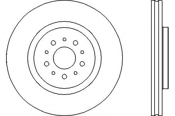 Tarcza hamulcowa przednia BMW 34116864058