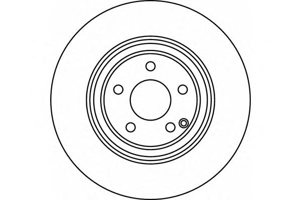 Tarcza hamulcowa przednia A2204212512 Mercedes