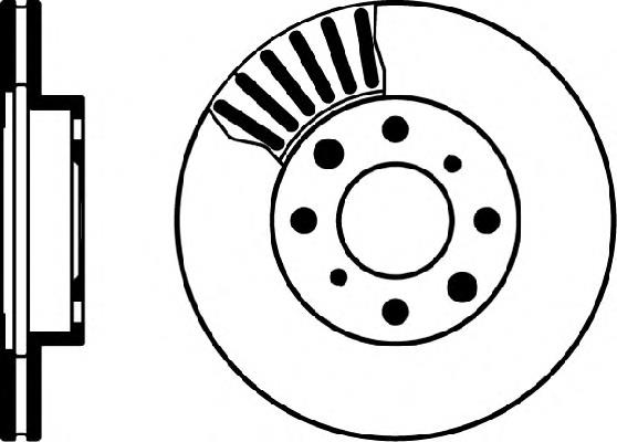 Tarcza hamulcowa przednia Honda 45251SR3A00