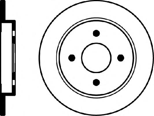 Do koszyka 1780880 Ford Tarcza hamulcowa tylna