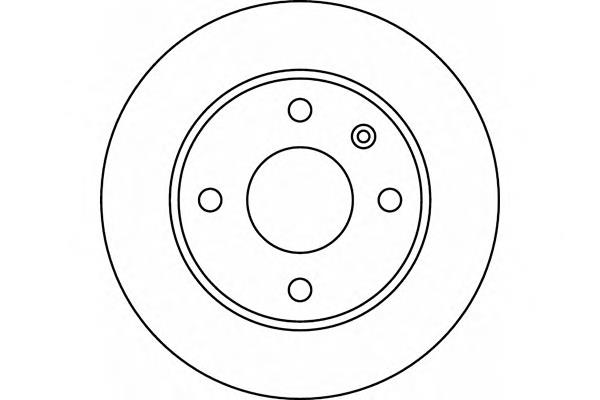 Do koszyka 1096104 Ford Tarcza hamulcowa przednia