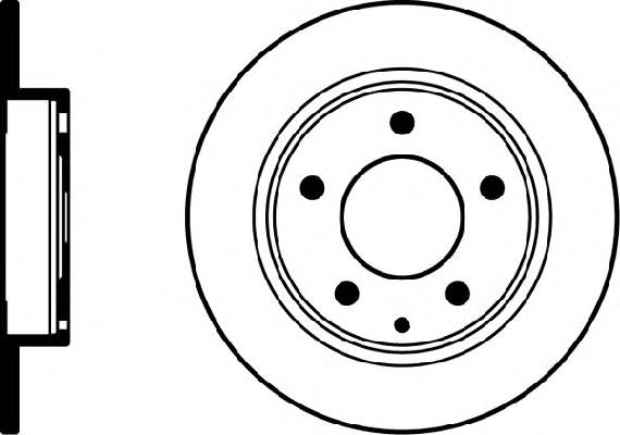 Tarcza hamulcowa tylna Mazda GA5Y26251ABCD cena, od 15,56 USD